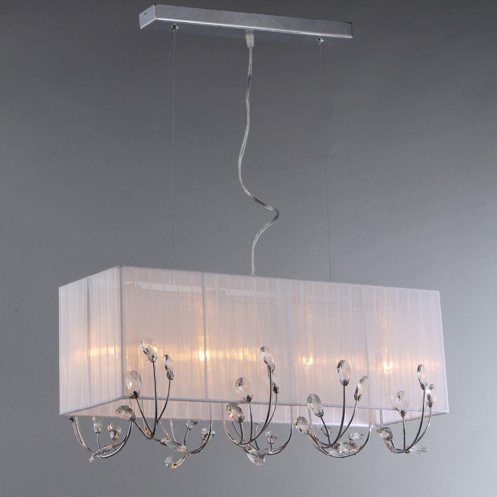 Warehouse Of Tiffany Hephaestus 4 Light Chrome Chandelier With White Warehouse Of Tiffany Hephaestus 4 Light Chrome Chandelier With White Shade
