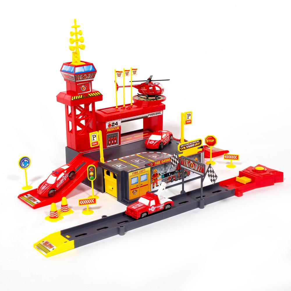 fire station toy set