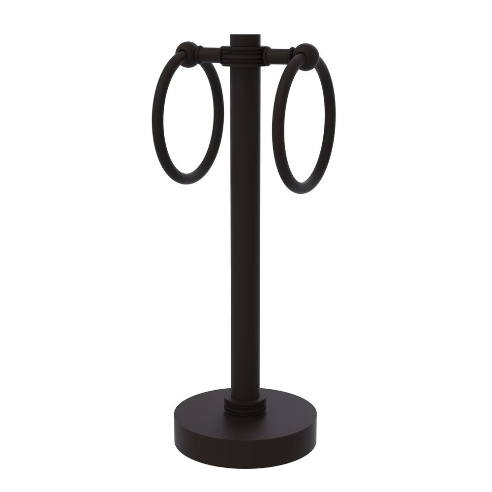 guest towel holder bronze