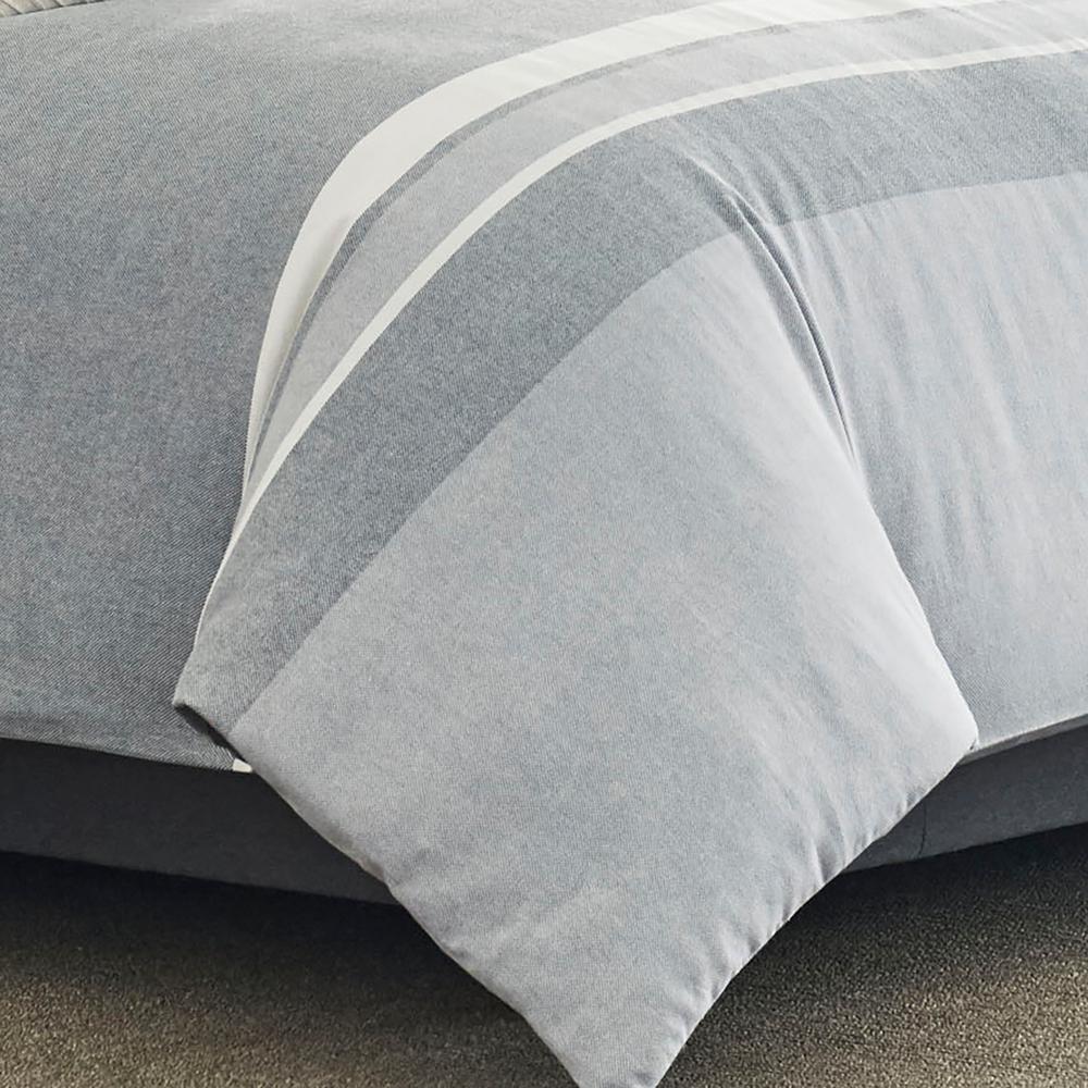 Nautica Clearview 3 Piece Grey King Duvet Cover Set Ushsfn1073923