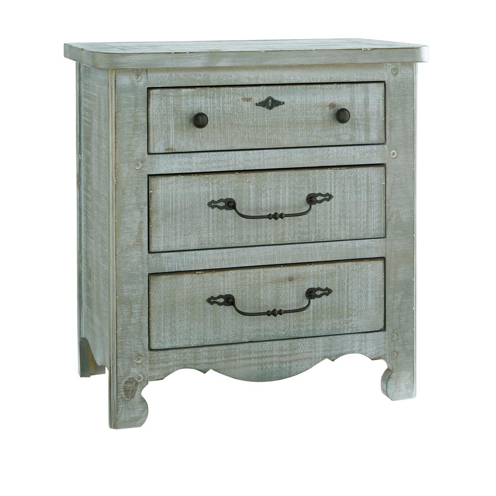 Progressive Furniture Chatsworth 9 Drawer Mint Dresser With Mirror