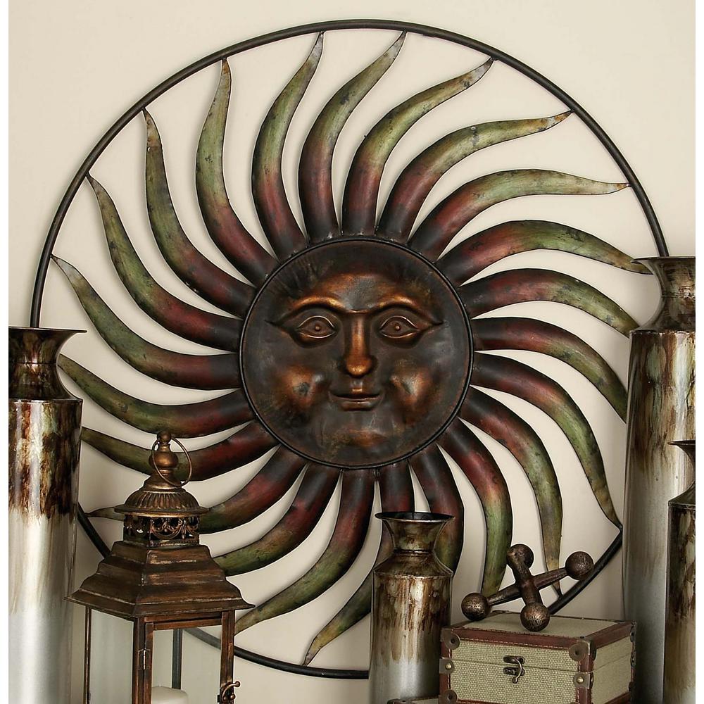 Details About Global Inspired Bronze Finish Celestial Sun Style Iron Wall Decoration 37 In Details About Global Inspired Bronze Finish Celestial Sun Style Iron Wall Decoration 37 In