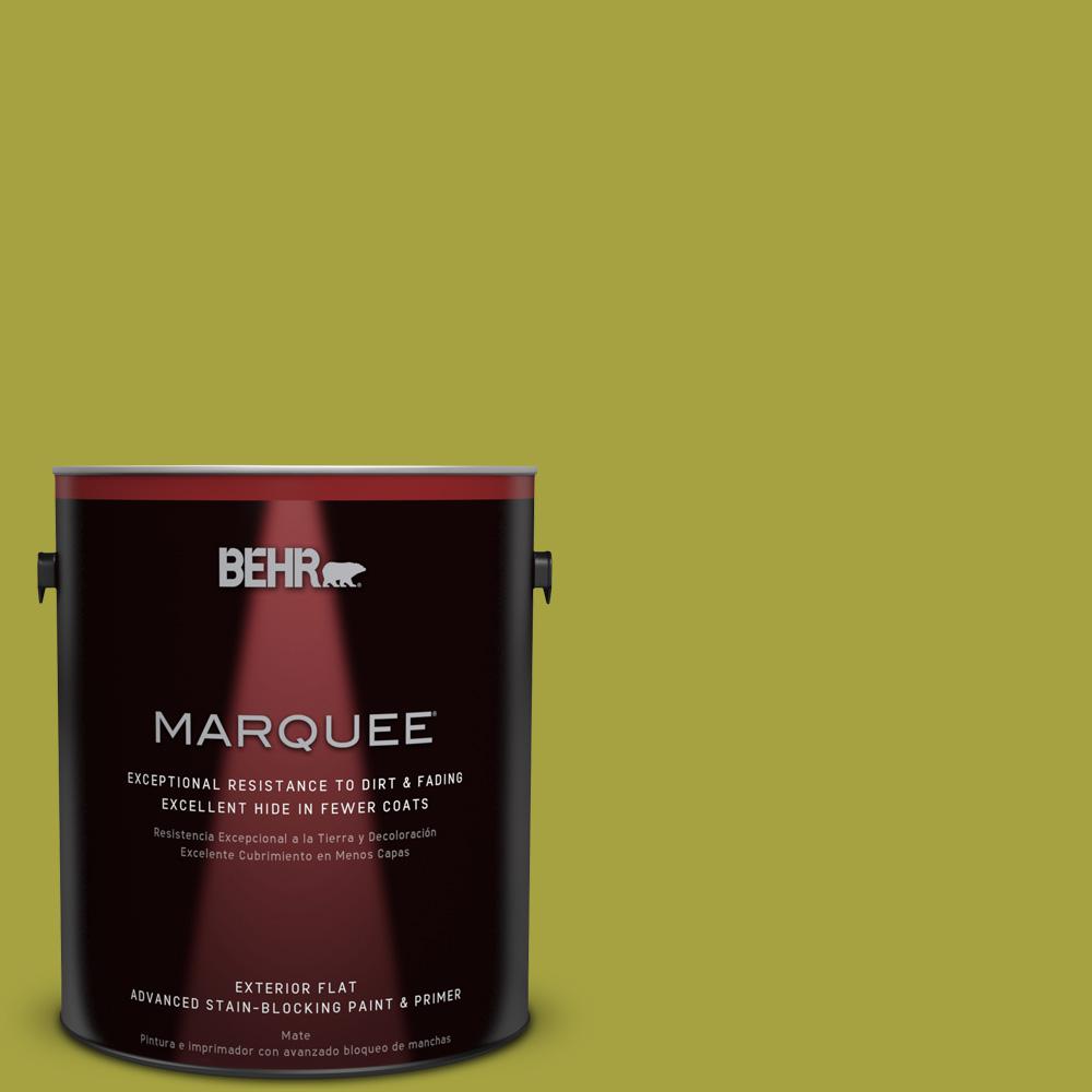BEHR Premium Plus 1gal. N3402 Dune Grass Flat Exterior Paint405001