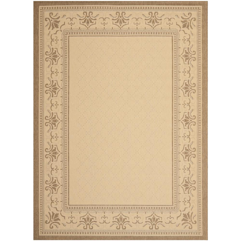 Safavieh Courtyard Natural Brown 9 Ft X 12 Ft Indoor Outdoor