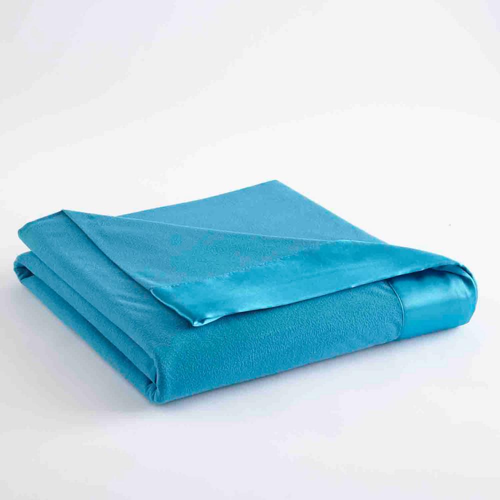 Micro Flannel King Teal Year Round Polyester Sheet BlanketMFNBKKGTEL12