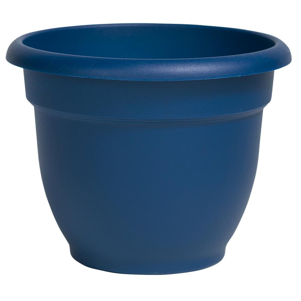 Pot Blue Large Plant Pots Planters The Home Depot