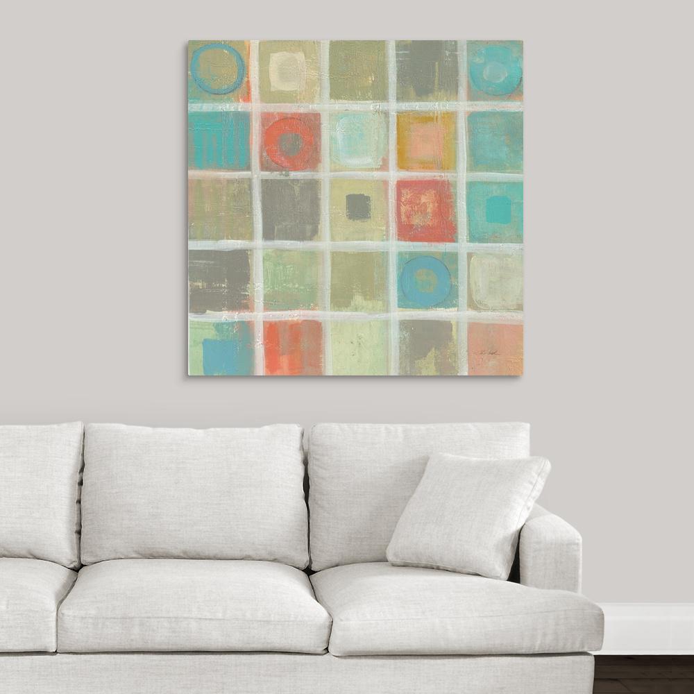 36 In X Sea Gl Mosaic Tile Iv By Silvia Vileva Canvas Wall Art 36 In X Sea Gl Mosaic Tile Iv By Silvia Vileva Canvas Wall Art