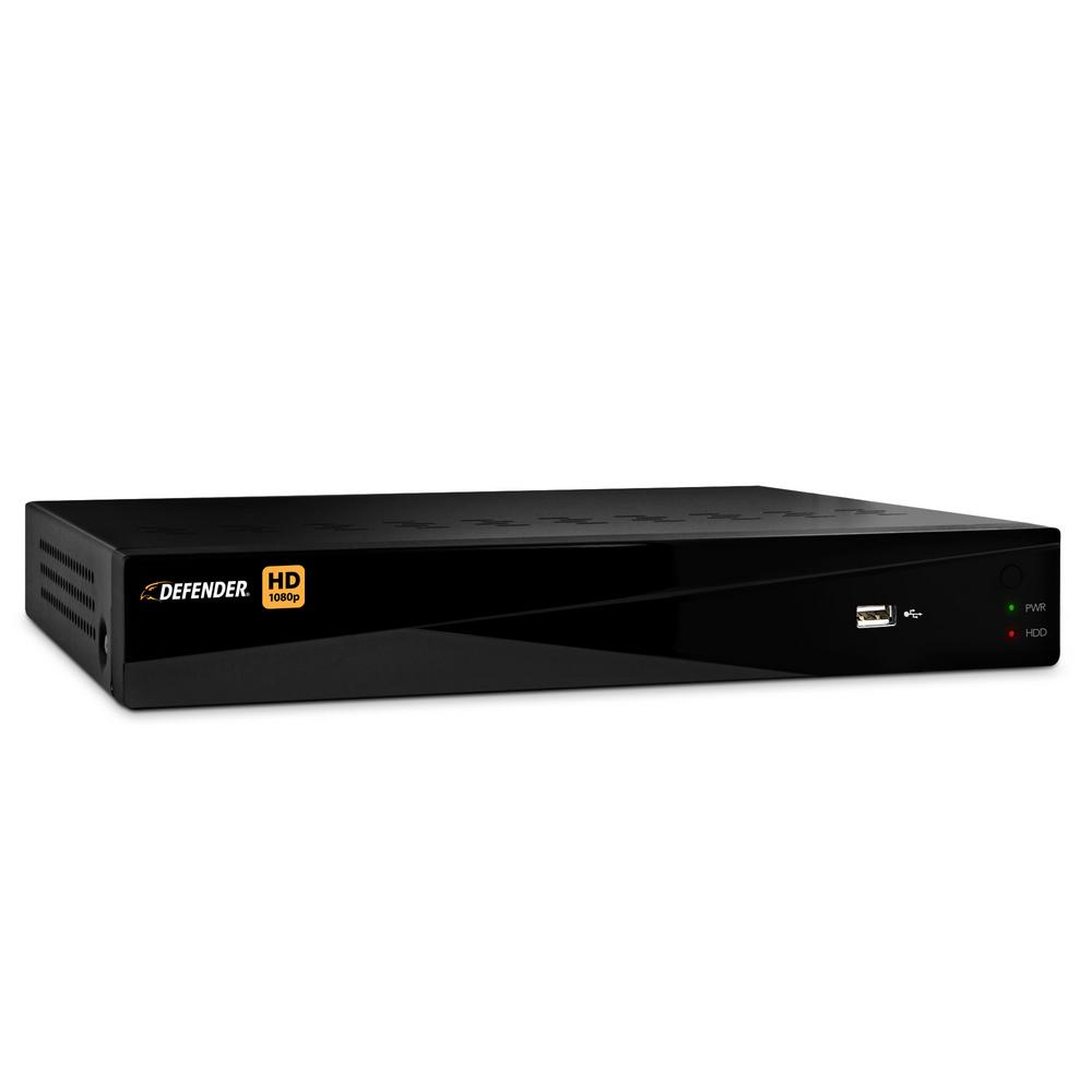 Defender 4Channel HD 1080p 1TB Security DVR with  and Mobile