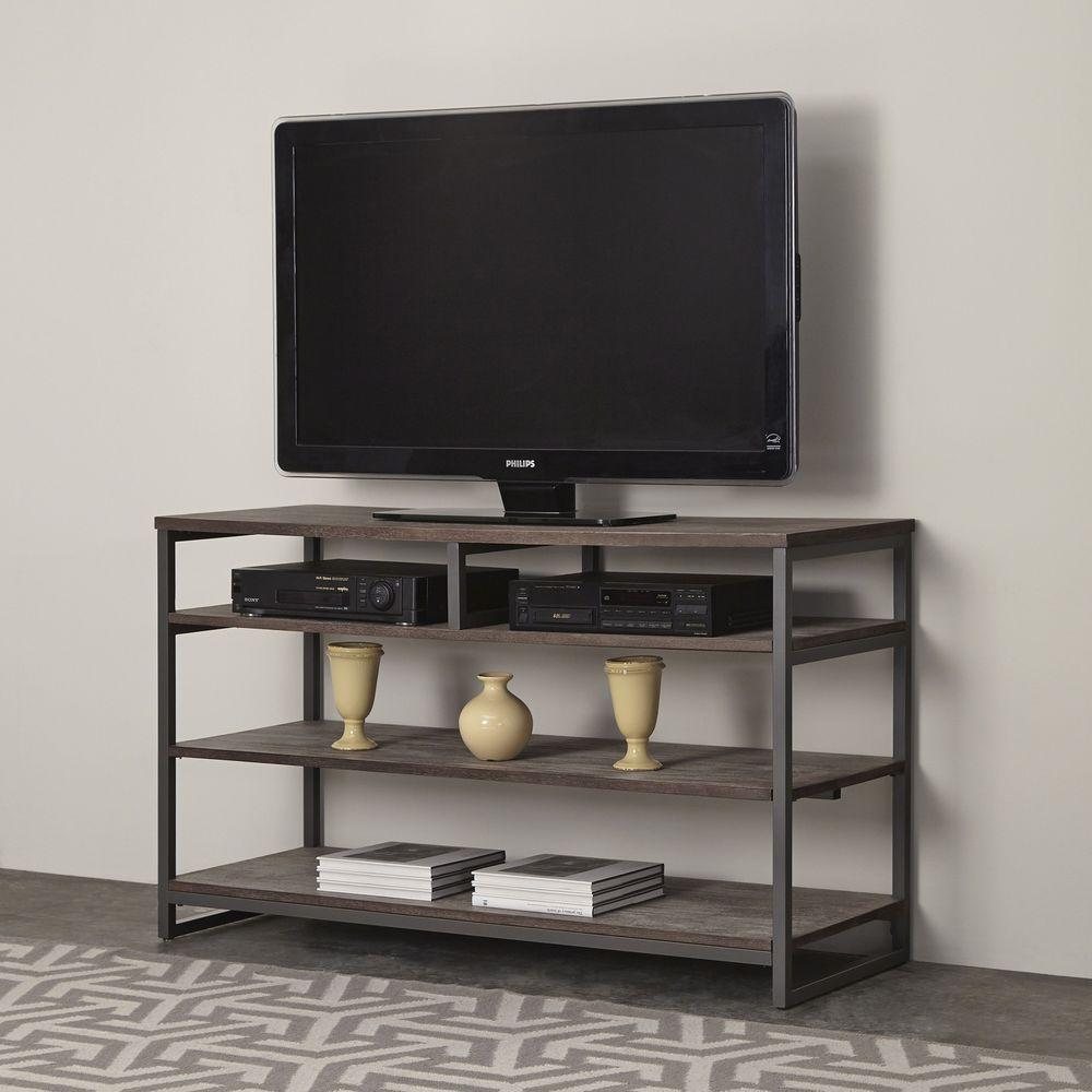 Home Styles Barnside Metro Gray Shelved Entertainment Center 5053 06 Home Styles Barnside Metro Gray Shelved Entertainment Center