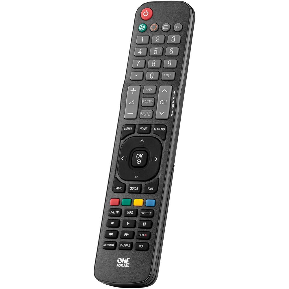 One For All Replacement Remote For Lg Tvs Urc1811 The Home Depot