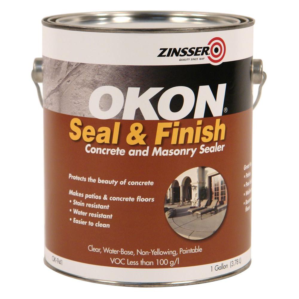 Rust-Oleum Concrete Stain 1 gal. Wet Look Sealer (Case of 2 ... Rust-Oleum Concrete Stain 1 gal. Wet Look Sealer (Case of 2 ...