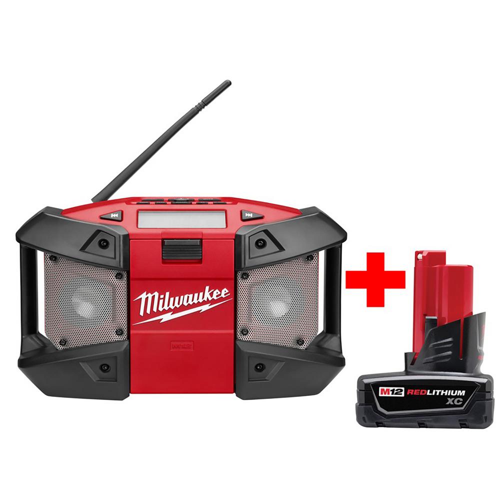 RIDGID X4 18Volt Cordless Mini Radio Bare ToolR84084B The Home Depot