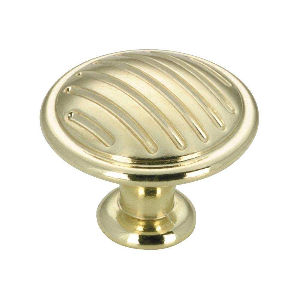 Richelieu Hardware 1 316 In Brass Cabinet Knob Bp16930130 The Home Depot 9983