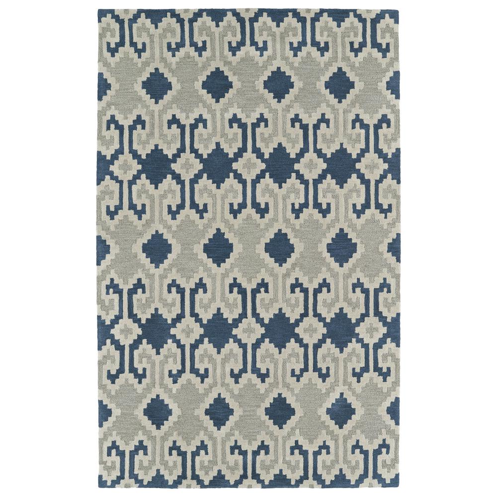 8 X 10 Blue Area Rugs The Home Depot Lakota Denim 8 Ft X 10 Area Rug