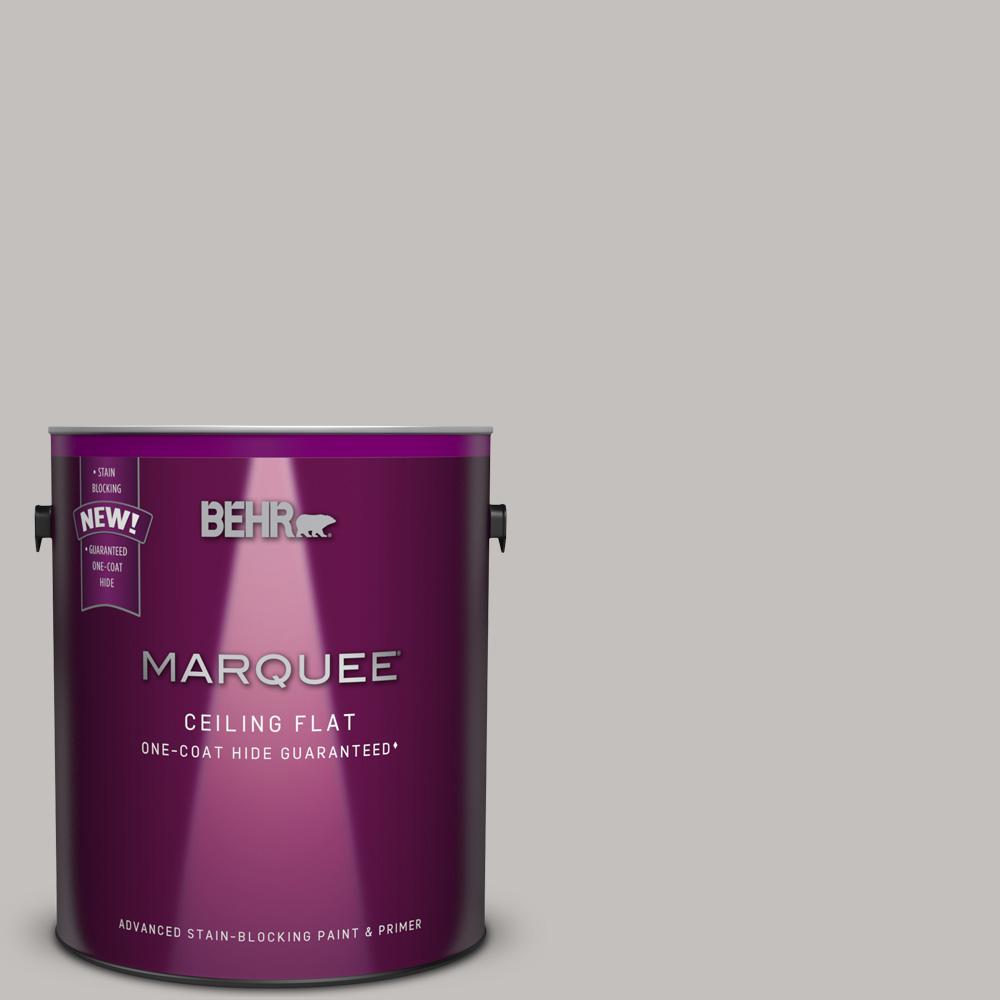 BEHR MARQUEE 1 gal. PPU1810 Natural Gray OneCoat Hide Ceiling Flat