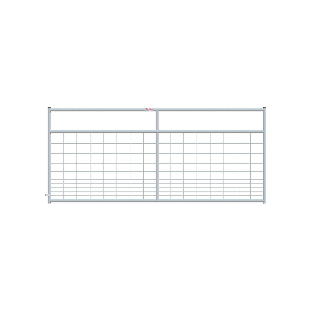Behlen 8 ft. x 4 ft. 2 in. Galvanized WireFilled Gate40115088 The