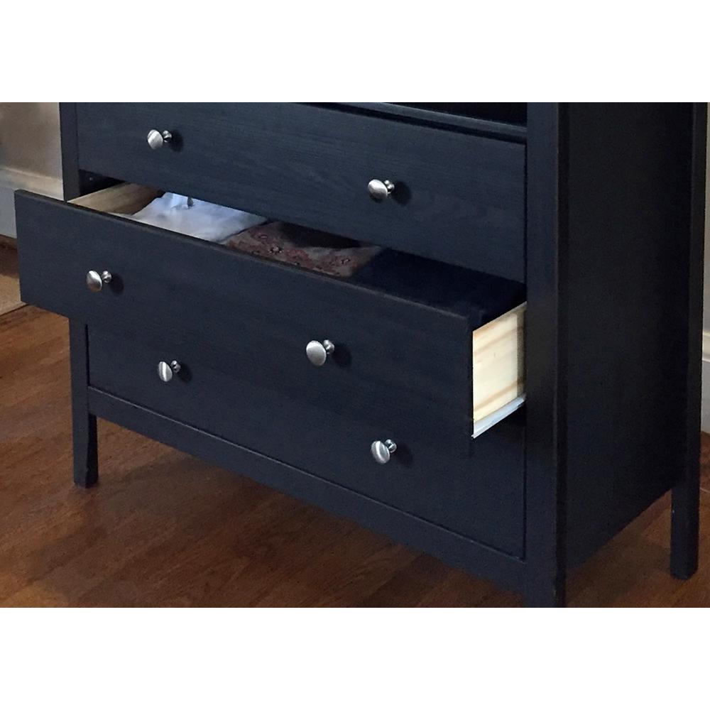 Adeptus Usa Easy Pieces 3 Drawer Espresso Chest Of Drawers 77226 Easy Pieces 3 Drawer Espresso Chest