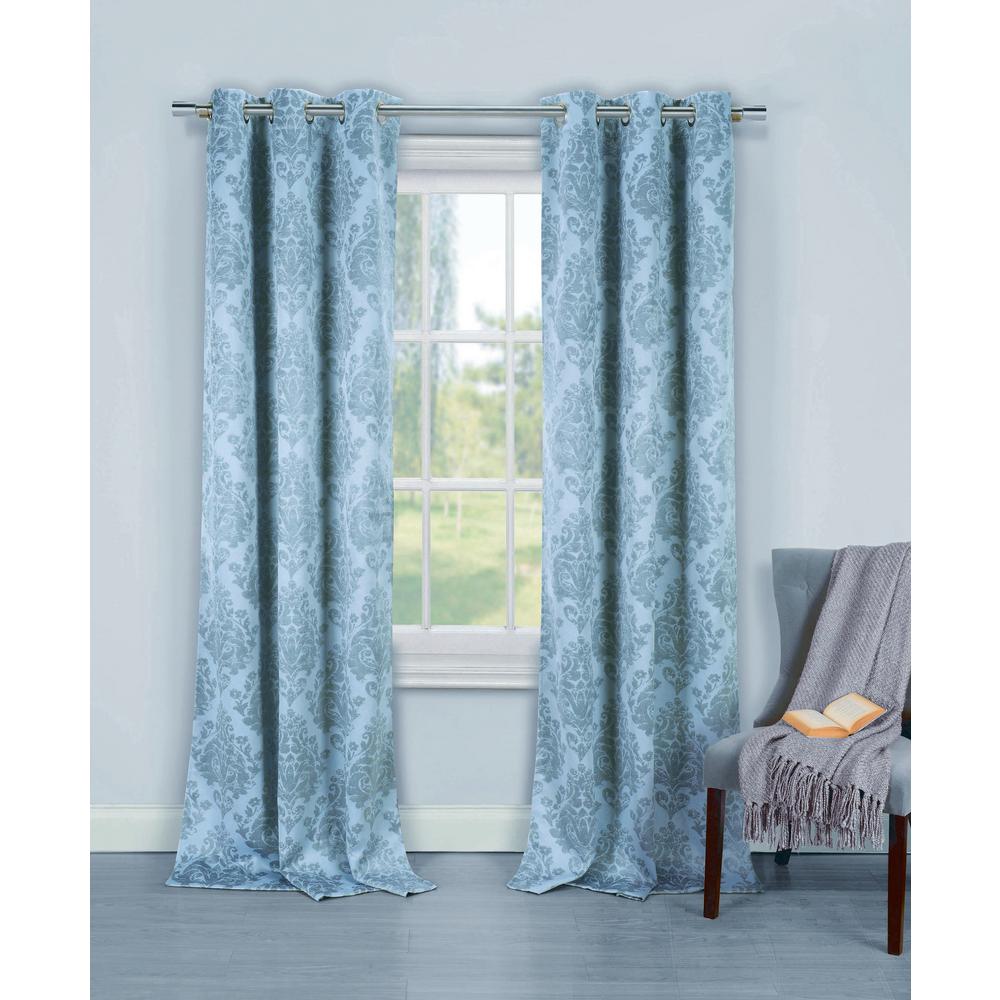 Duck River Blackout Phelan 84 In L Blackout Grommet Panel In