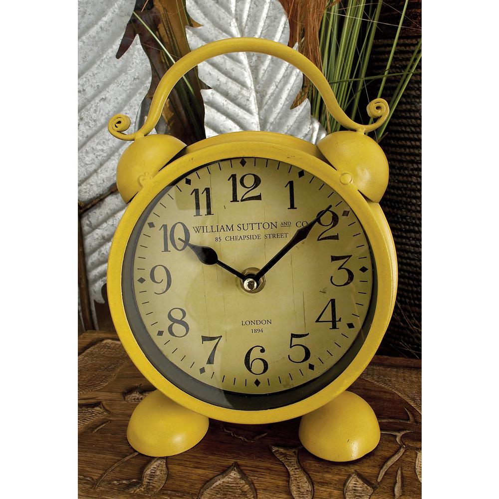 Equity By La Crosse 4 In. Round Analog Wind-Up Bell Metal Alarm Clock ...