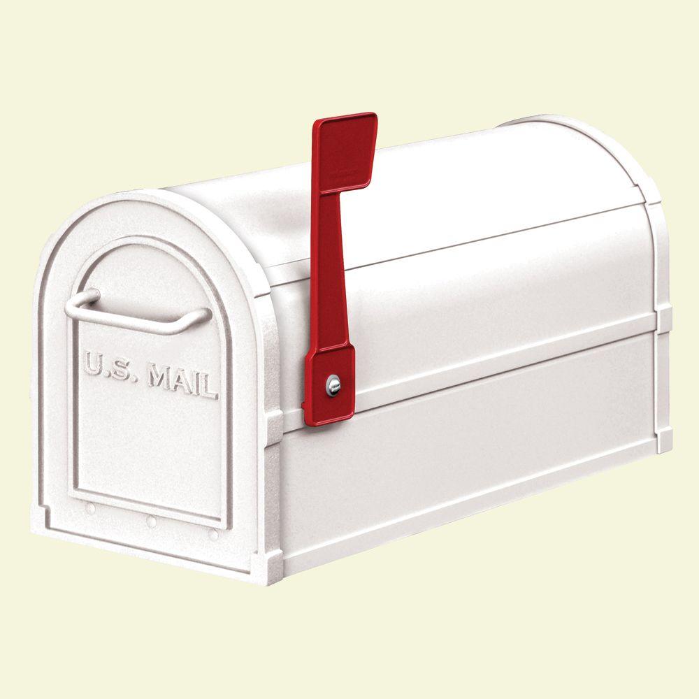Salsbury Industries 4800 Series PostMount HeavyDuty Rural Mailbox