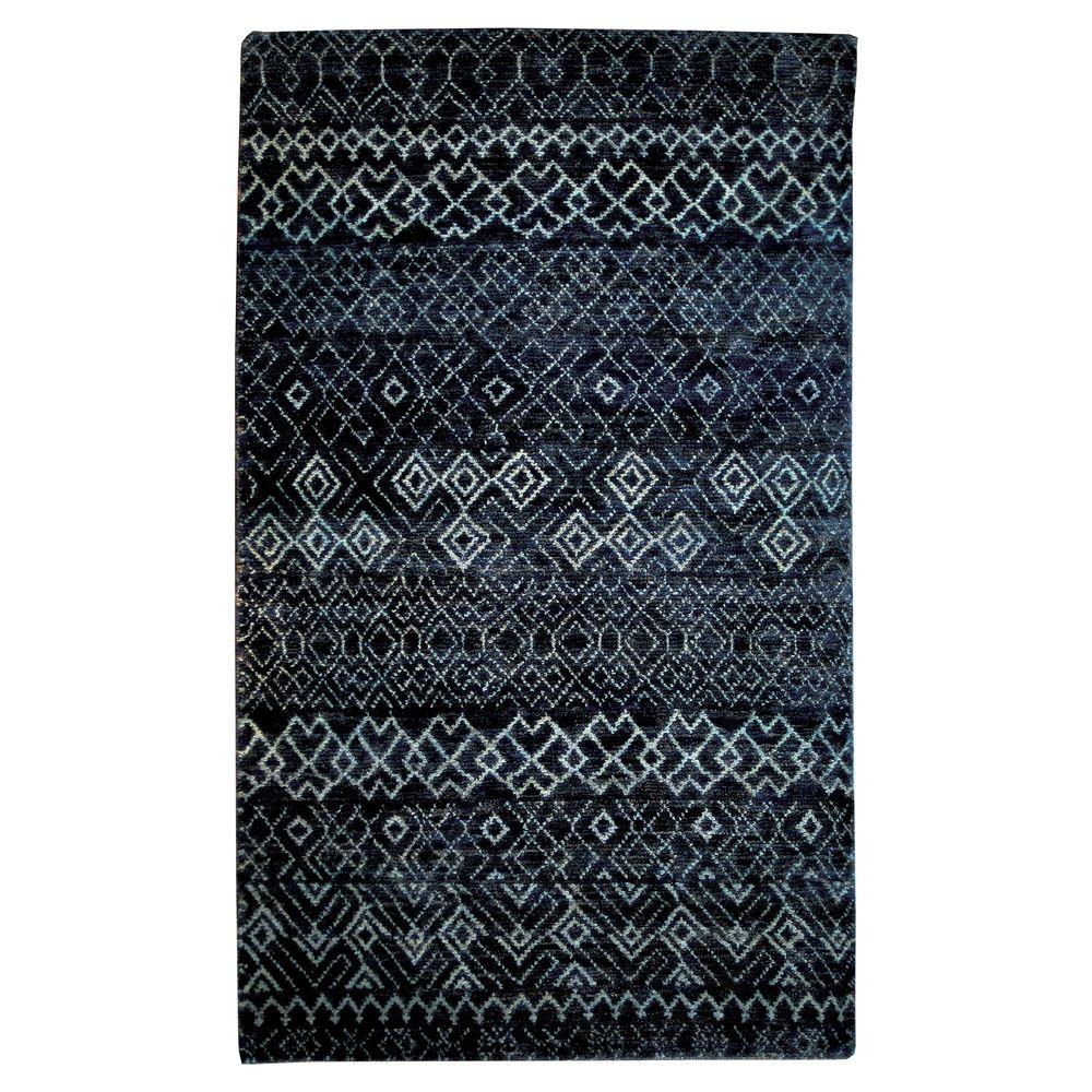 Renwil Dakota Navy Gray 5 Ft X 7 Indoor Area Rug Rdak 01 5272 Renwil Dakota Navy Gray 5 Ft X 7 Indoor Area Rug
