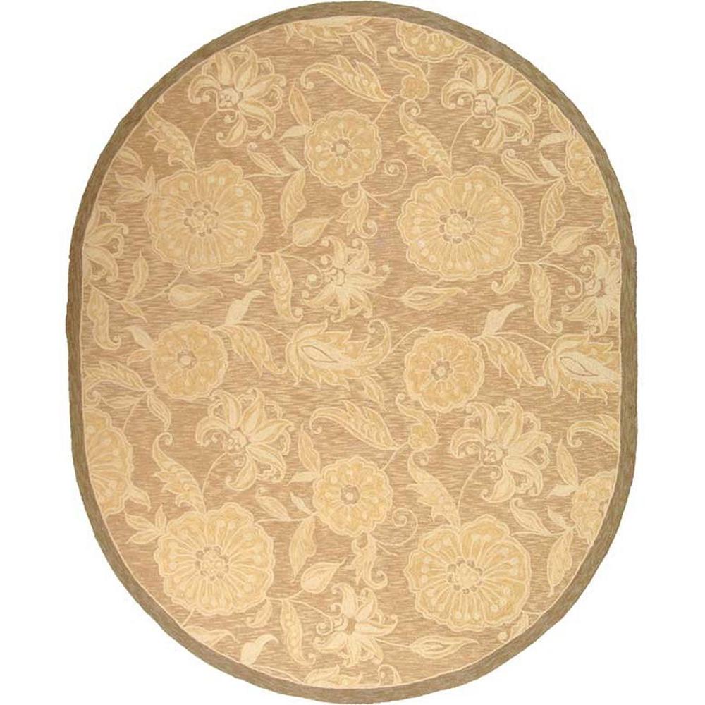 Safavieh Chelsea Light Brown 7 ft. 6 in. x 9 ft. 6 in. Oval Area RugHK156A8OV The Home Depot