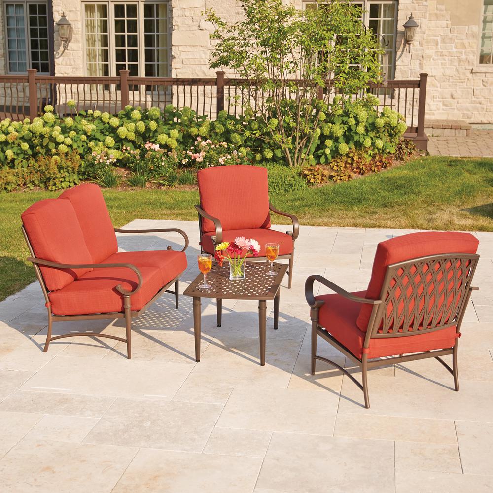 Hampton Bay Patio Conversation Sets 176 411 4ds 64 1000 