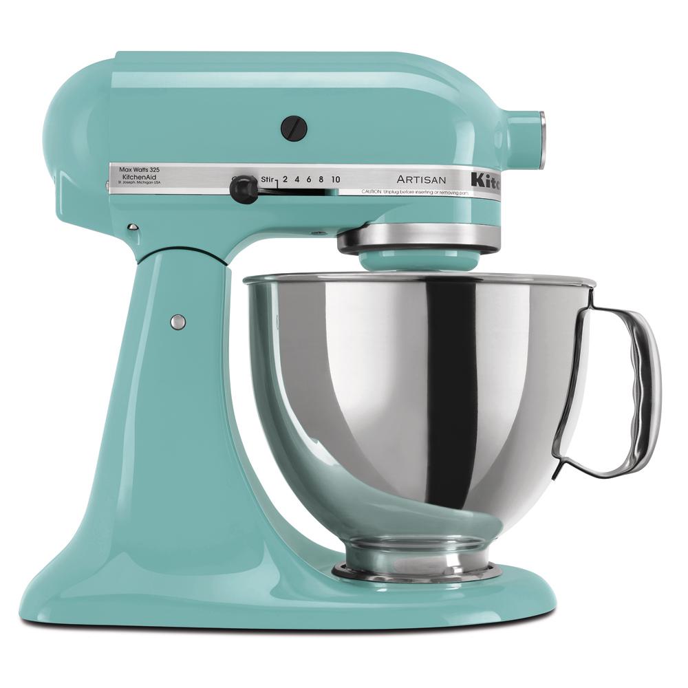 teal kitchenaid hand mixer