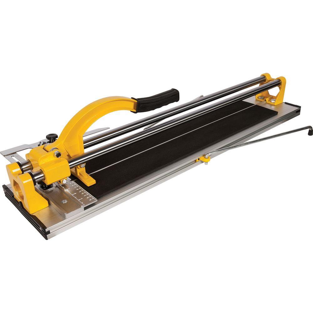 QEP 24 in. Ceramic and Porcelain Professional Tile Cutter with 7/8 in. Scoring Wheel with Ball Bearings