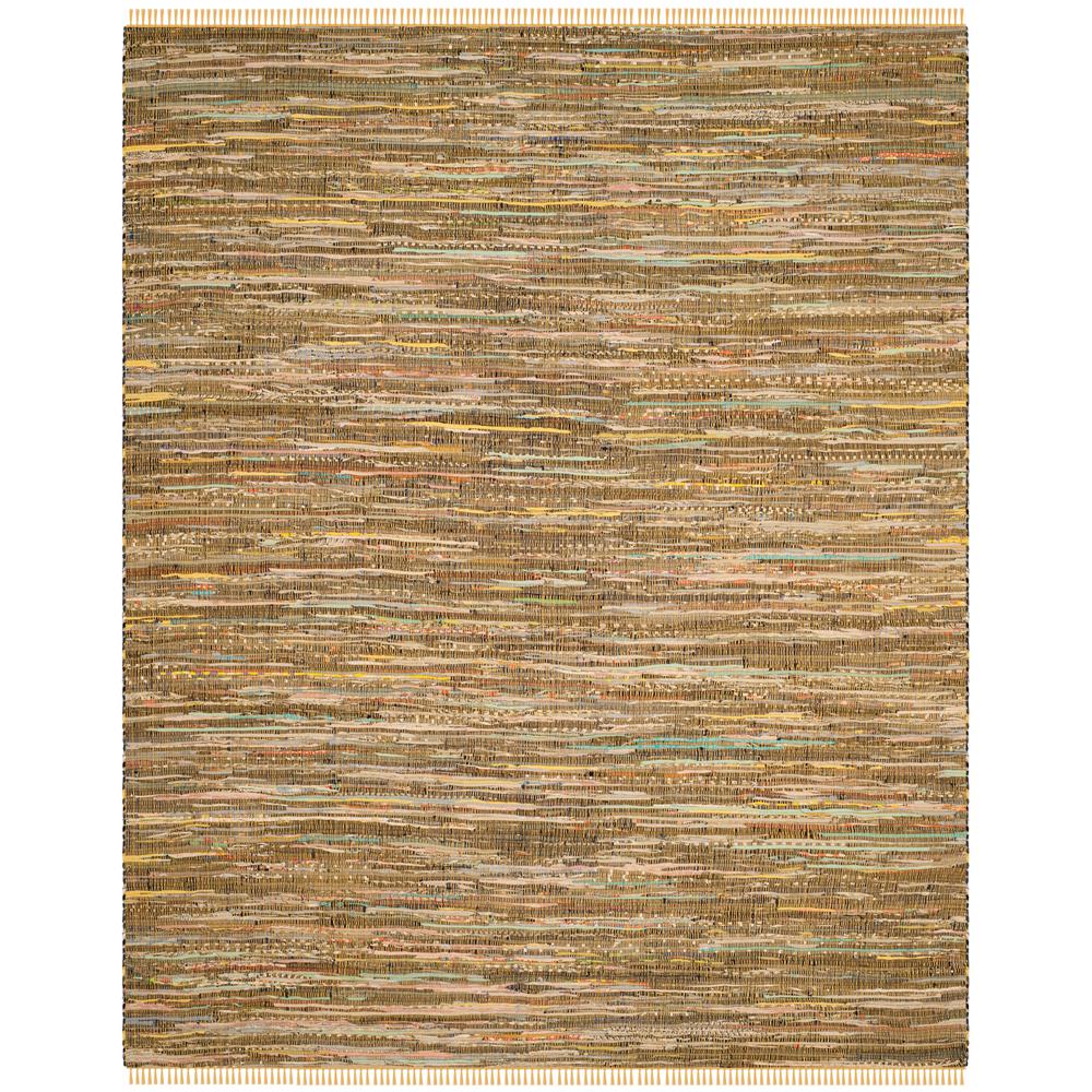 Rectangle 8 X 10 Yellow Area Rugs The Home Depot Rag Rug Yellow Multi 8 Ft X 10 Area