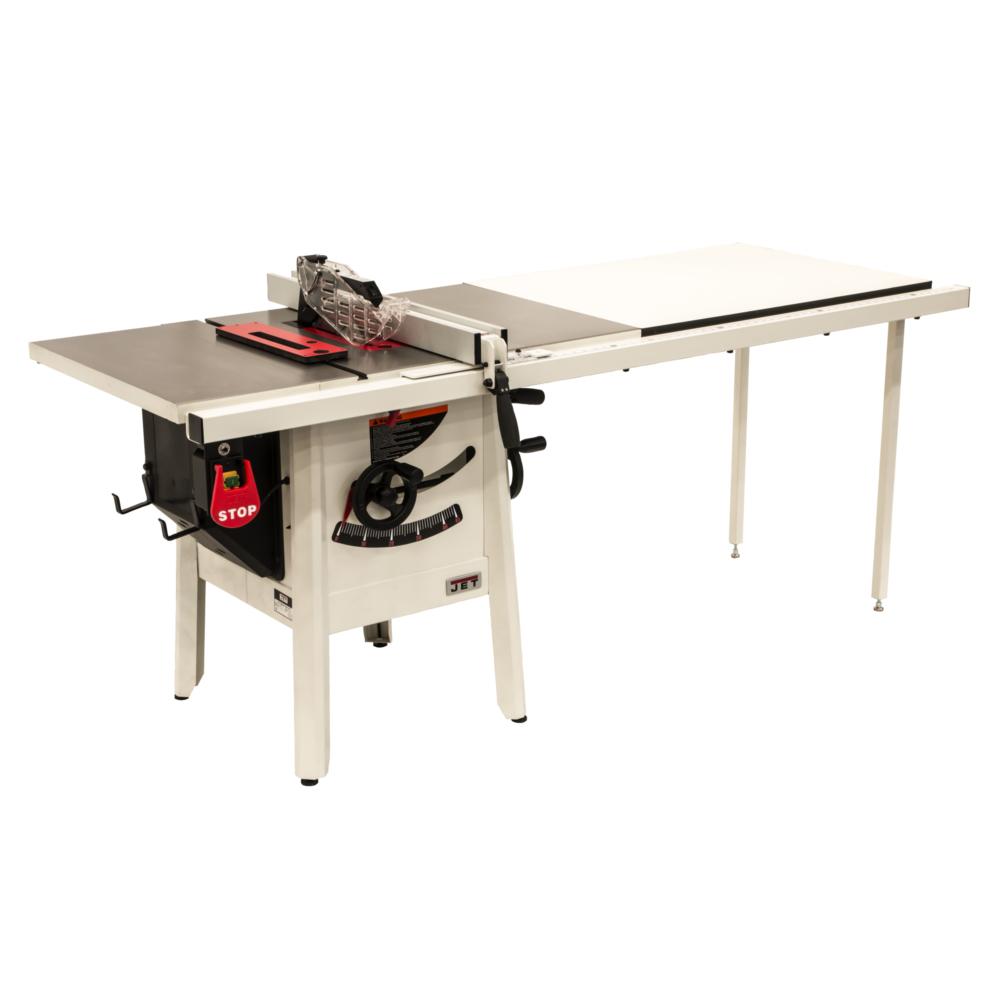 Jet Proshop Ii 10 In Table Saw With 52 In Rip Cast Wings Jps 10