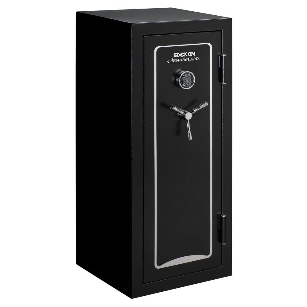 Armorguard 24 Gun Fire Resistant Electronic Lock Safe Matte Black