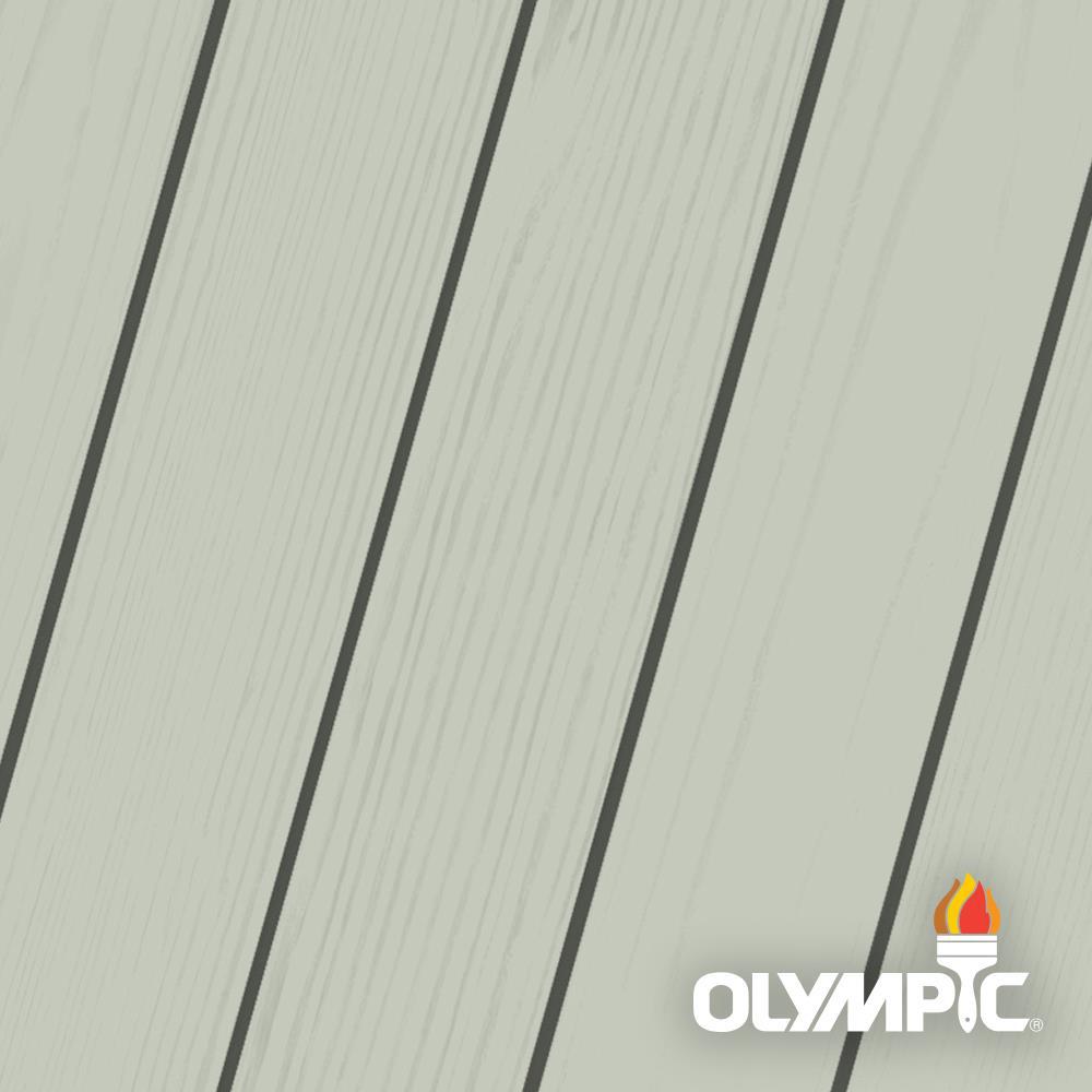 Olympic Maximum 1 Gal Canyon Brown Exterior Stain And Sealant In Olympic Maximum 1 Gal Aluminum Solid Color Exterior Stain And Sealant In One Grays