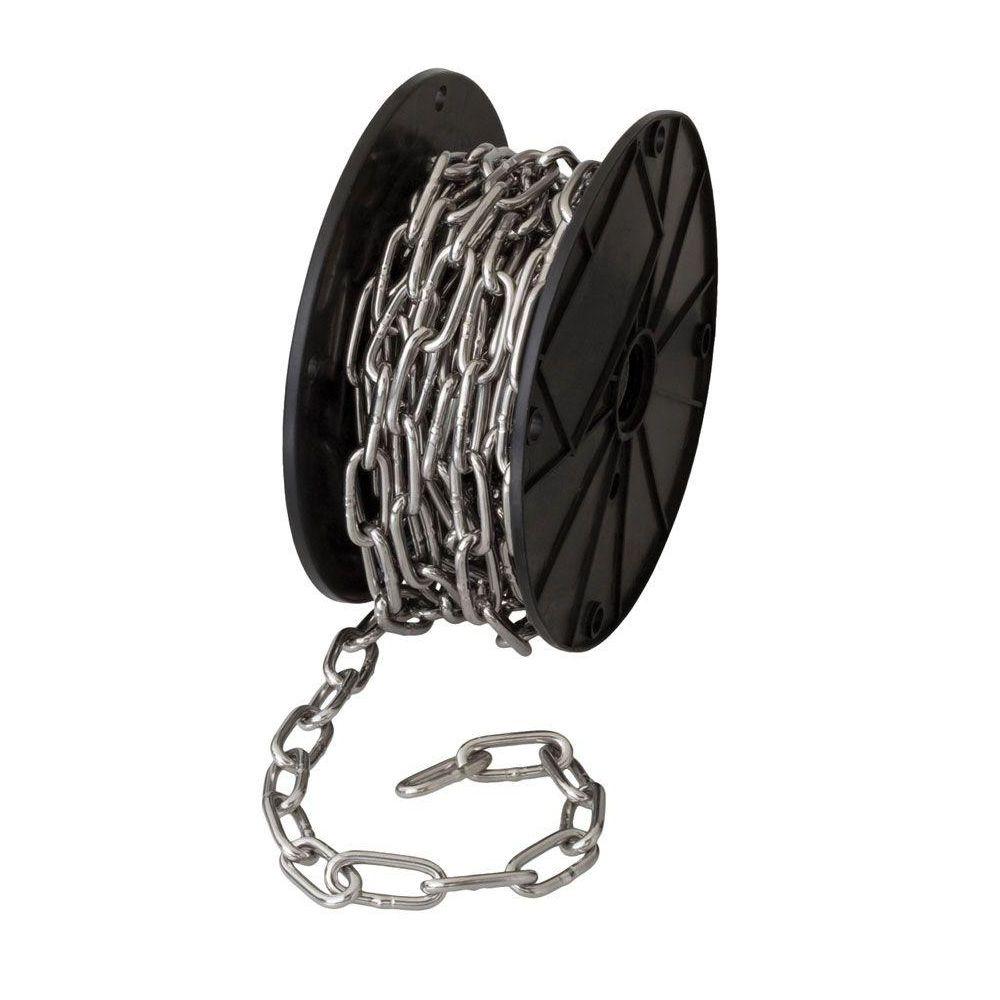 Everbilt 3/8 in. x 3 ft. Anti-Theft Security Chain-810602 - The ...