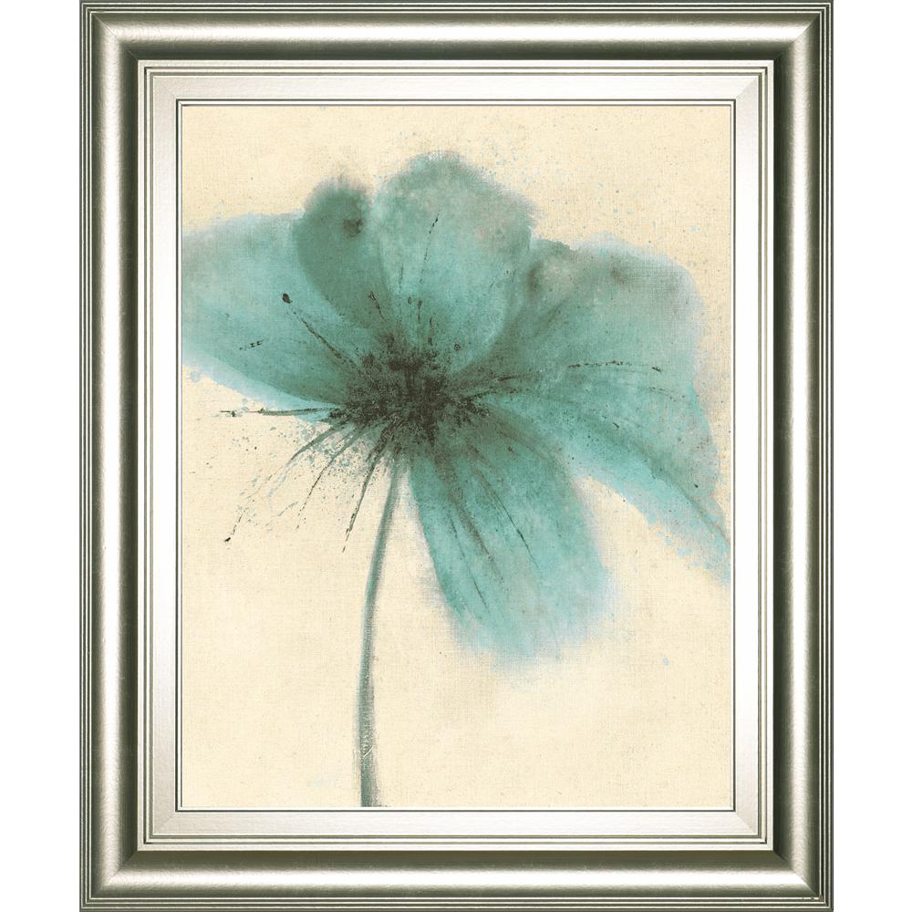 Classy Art 22 in. x 26 in. "Floral Burst III" by Emma Forrester Framed Printed Wall Art8346