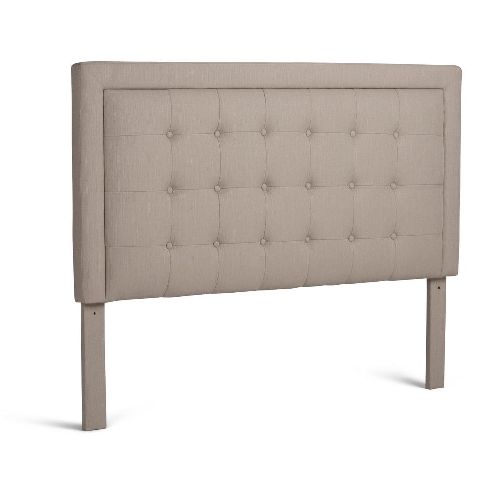 Simpli Home Cassidy Camel Queen HeadboardAXCHBR02CA The Home Depot