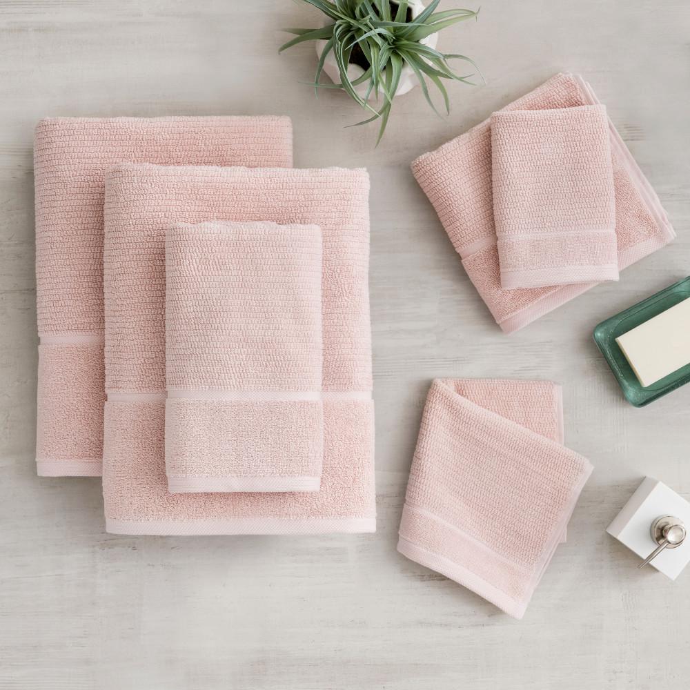 rose bath towels
