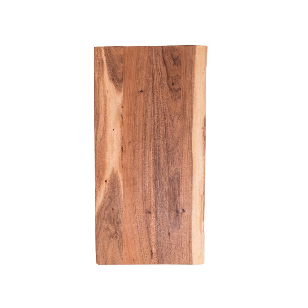 Hardwood Reflections 4 Ft L X 2 1 In D 5 T Butcher 4 Ft L X 2 1 In D 5 T Butcher Block Countertop Oiled Acacia With Live Edge