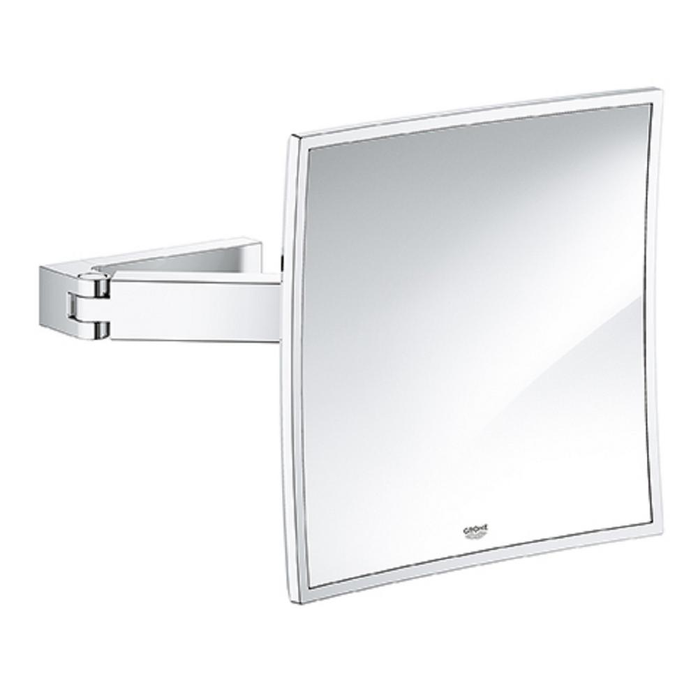 Framed Freestanding Vanity Mirrors Bathroom The Home Framed Wall Mirror In Starlight Chrome