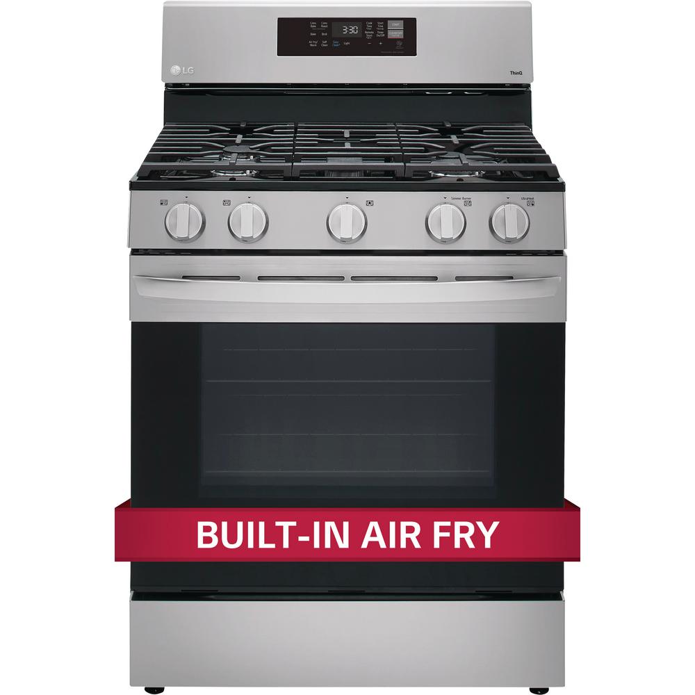 LG Electronics 5.8 cu. ft. Smart Wi-Fi Enabled Fan Convection Gas