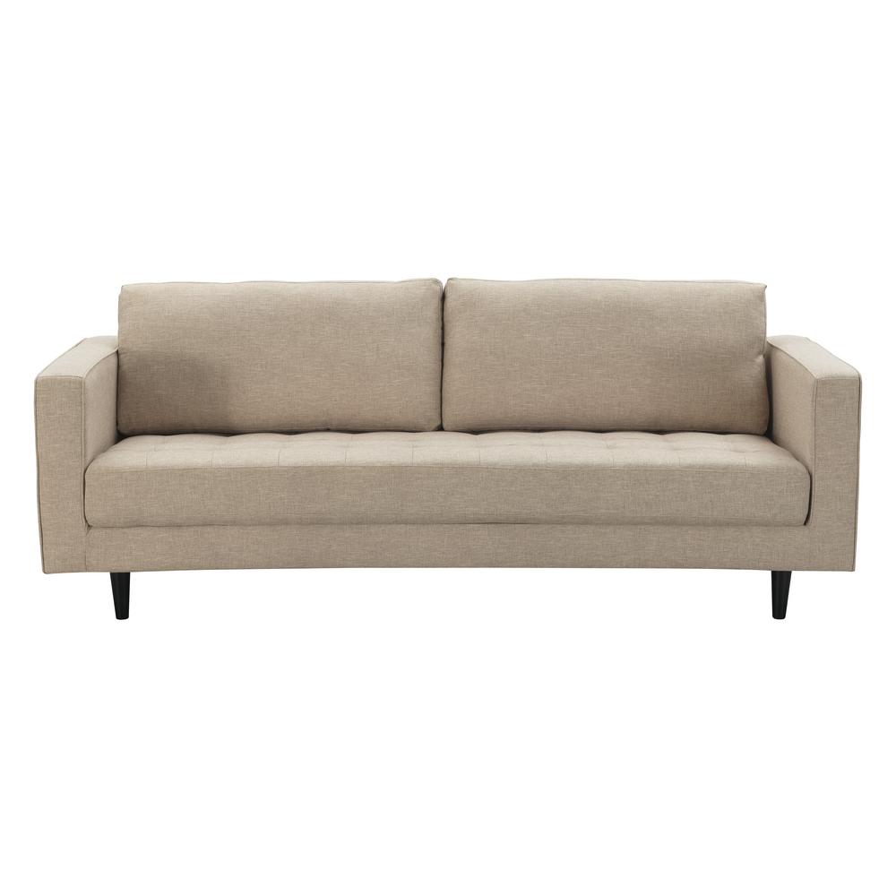 Manhattan Comfort Arthur 3 Seat Tan Brown Tweed Sofa 984hl4 The Internet 307685893 Manhattan Comfort Arthur 3 Seat Tan Brown Tweed Sofa