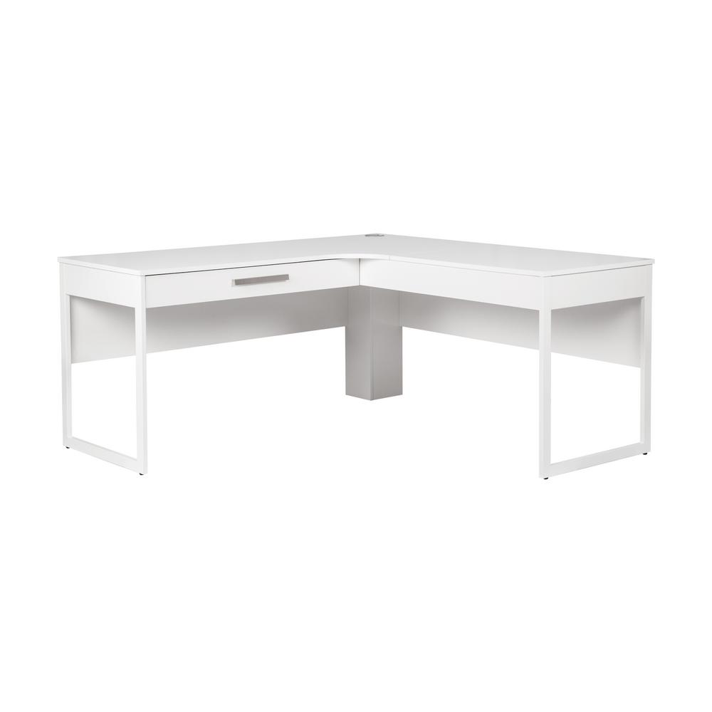 Secretary Desk Wood White Desks Home Office Furniture