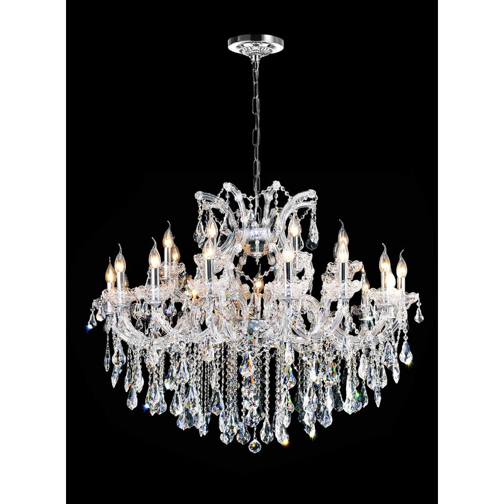 Cwi Lighting Maria Theresa 25 Light Chrome Chandelier Cwi Lighting Maria Theresa 25 Light Chrome Chandelier