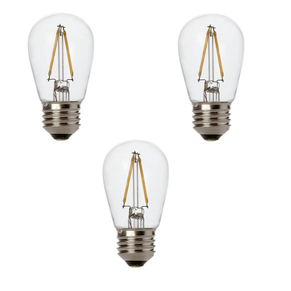 Newhouse Lighting 11w Equivalent 2400k Warm White S14 Led Newhouse Lighting 11w Equivalent 2400k Warm White S14 Led Replacement String Light Bulbs Standard Base