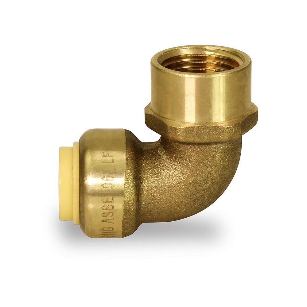 The Plumber's Choice 1/2 in. Push to Connect Push x Female 90Degree