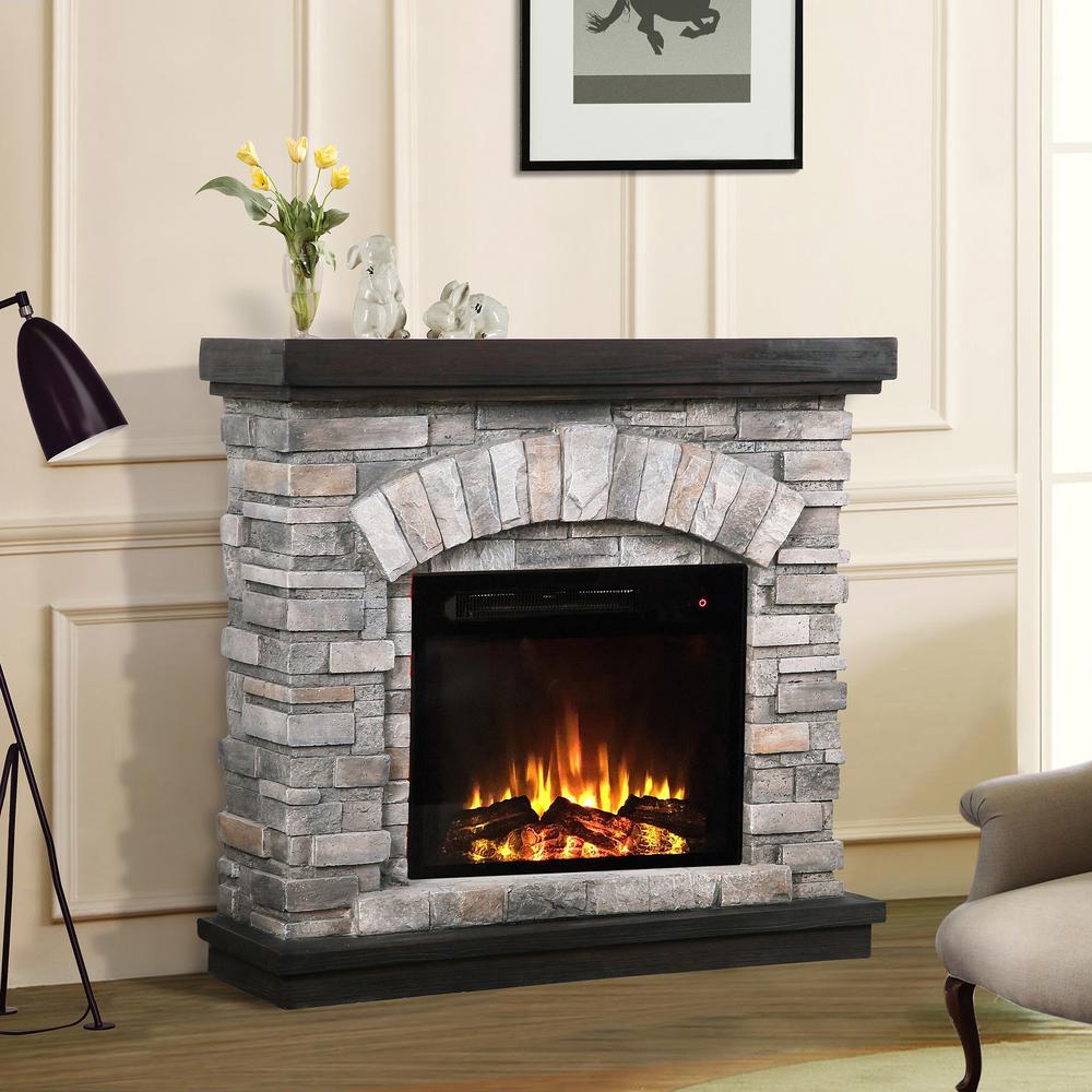 36 In Freestanding Electric Fireplace Gray Ffp20181 The Home Depot - Electric Glass Fireplace Home Depot 36 In Freestanding Electric Fireplace Gray Ffp20181 The Home Depot - Electric Glass Fireplace Home Depot