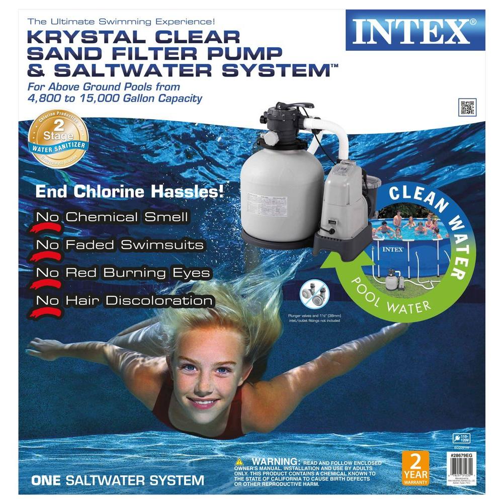 UPC 078257312351 product image for Intex 120-Volt Above Ground Sand Filter Pool Pump and Saltwater System | upcitemdb.com