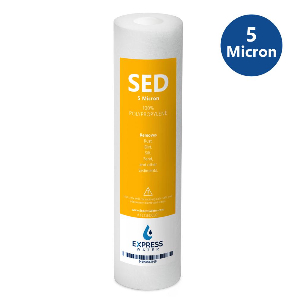 Express Water 5 Micron - Sediment Water Filter Cartridge for Reverse  Osmosis 10 in. x