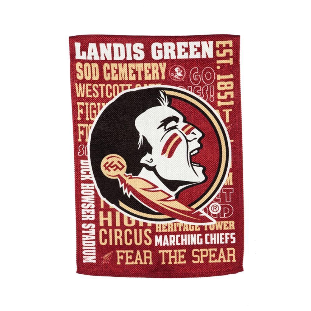 Florida State Seminoles Garden//Window Flag