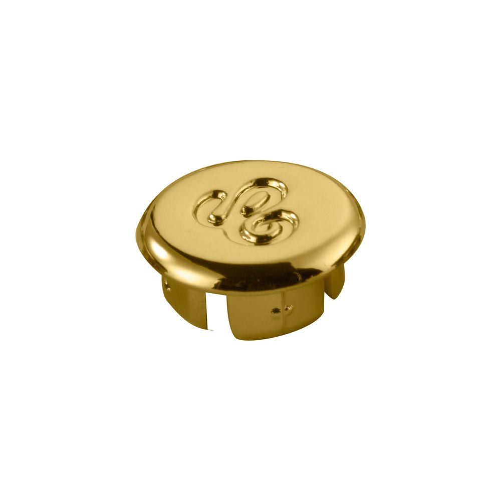 Caps Index Ons Faucet Parts Repair The Home Depot Faucet Index Cap Polished Br Cold